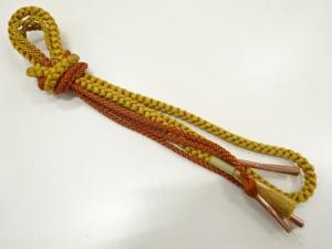 未使用品　正絹　手組帯締め